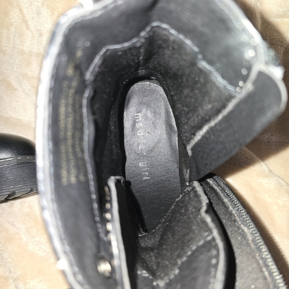 Madden Girl Hawke Black Lace-Up Combat Boots - Picture 8 of 10